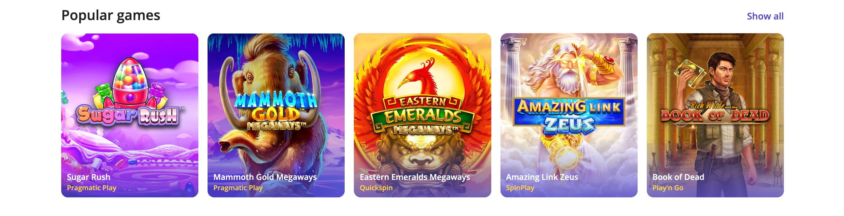 Casino Days games