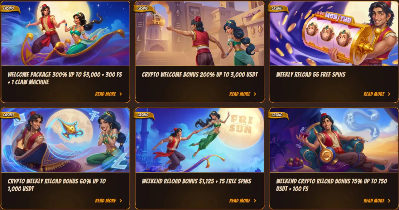 Bonuses in Alawin