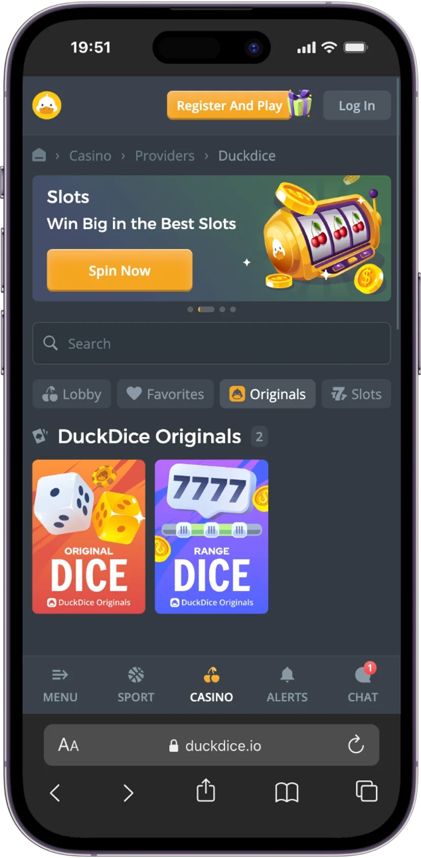 DuckDice Originals