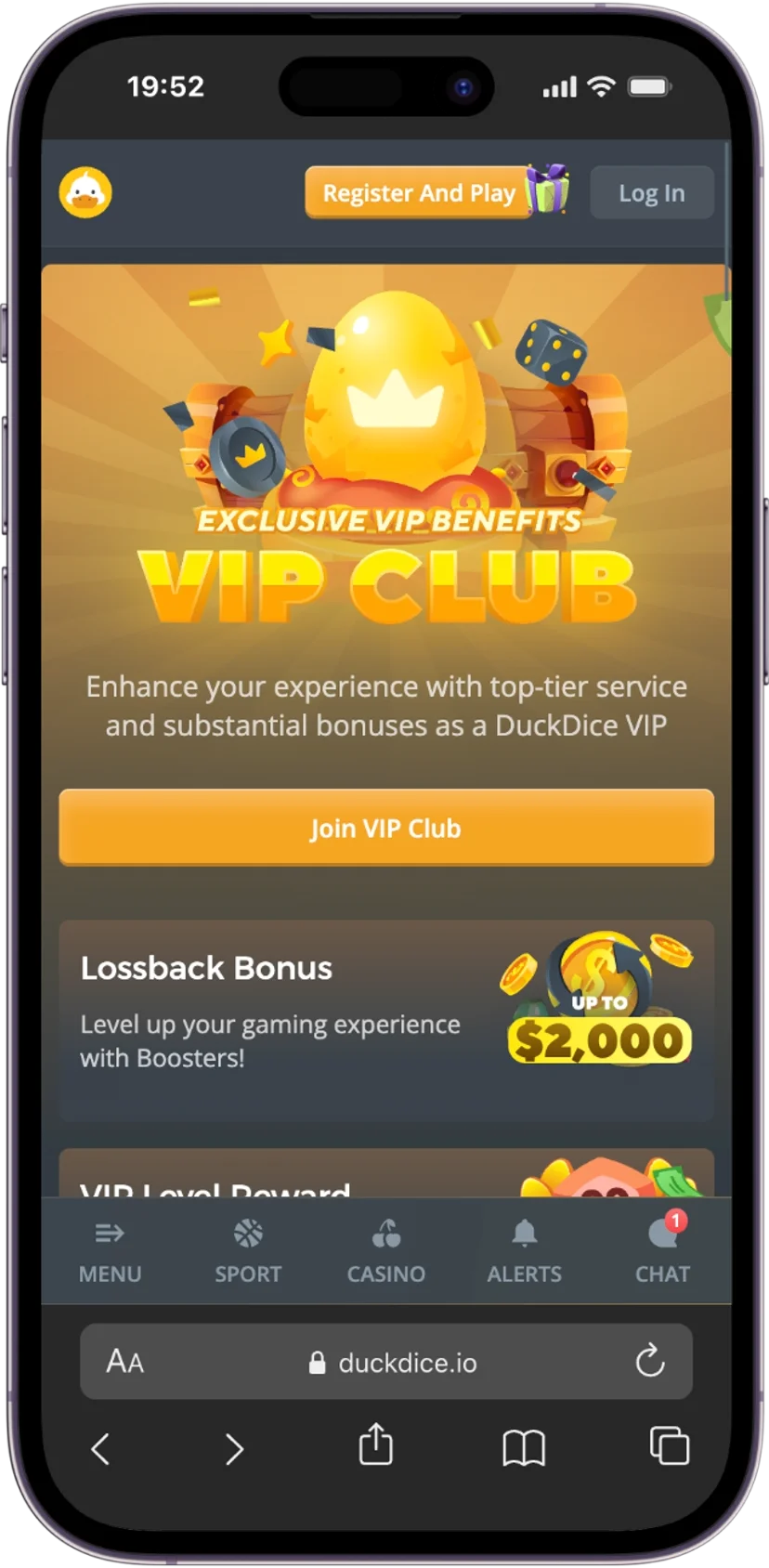 DuckDice VIP