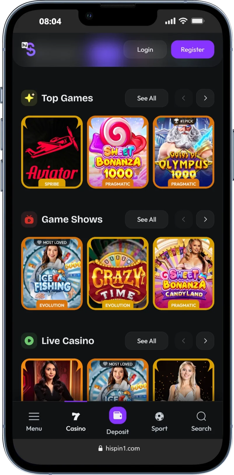 Games HiSpin