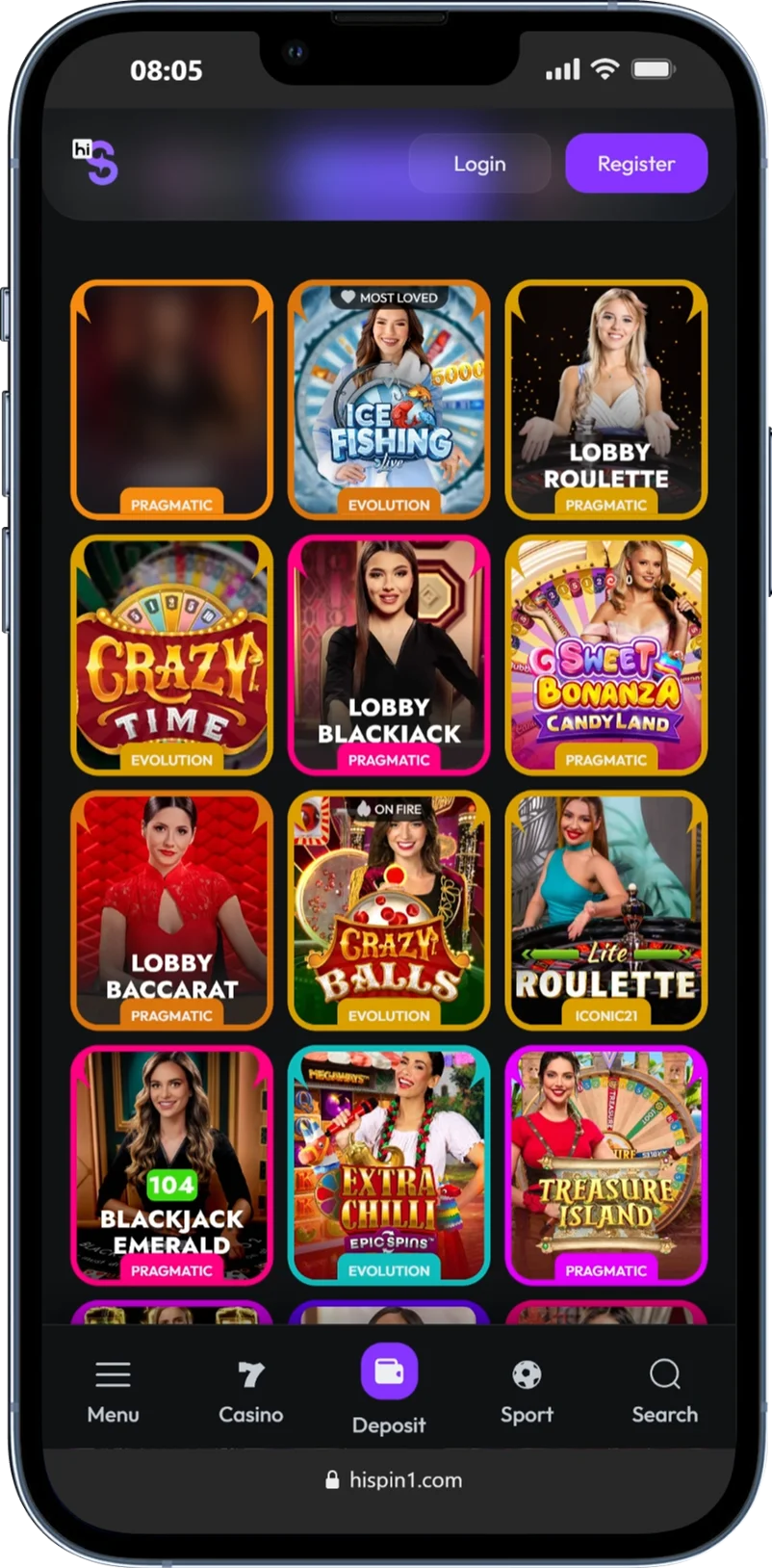 Live Casino HiSpin