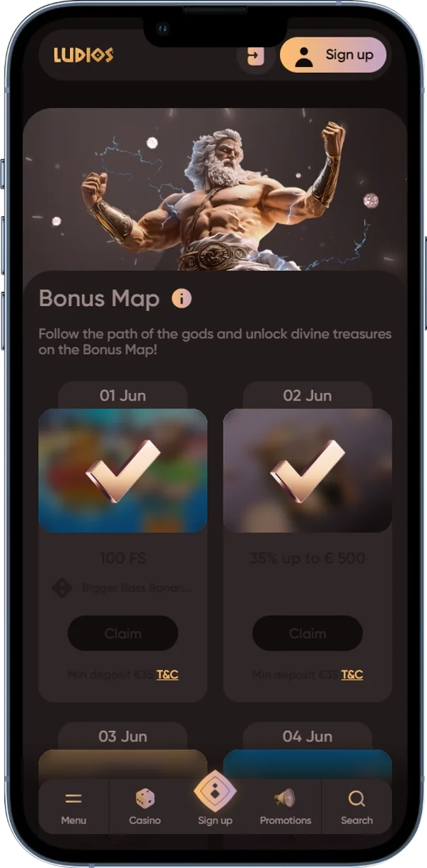 Bonus Map at Ludios