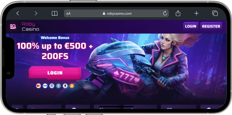 Mobile RobyCasino
