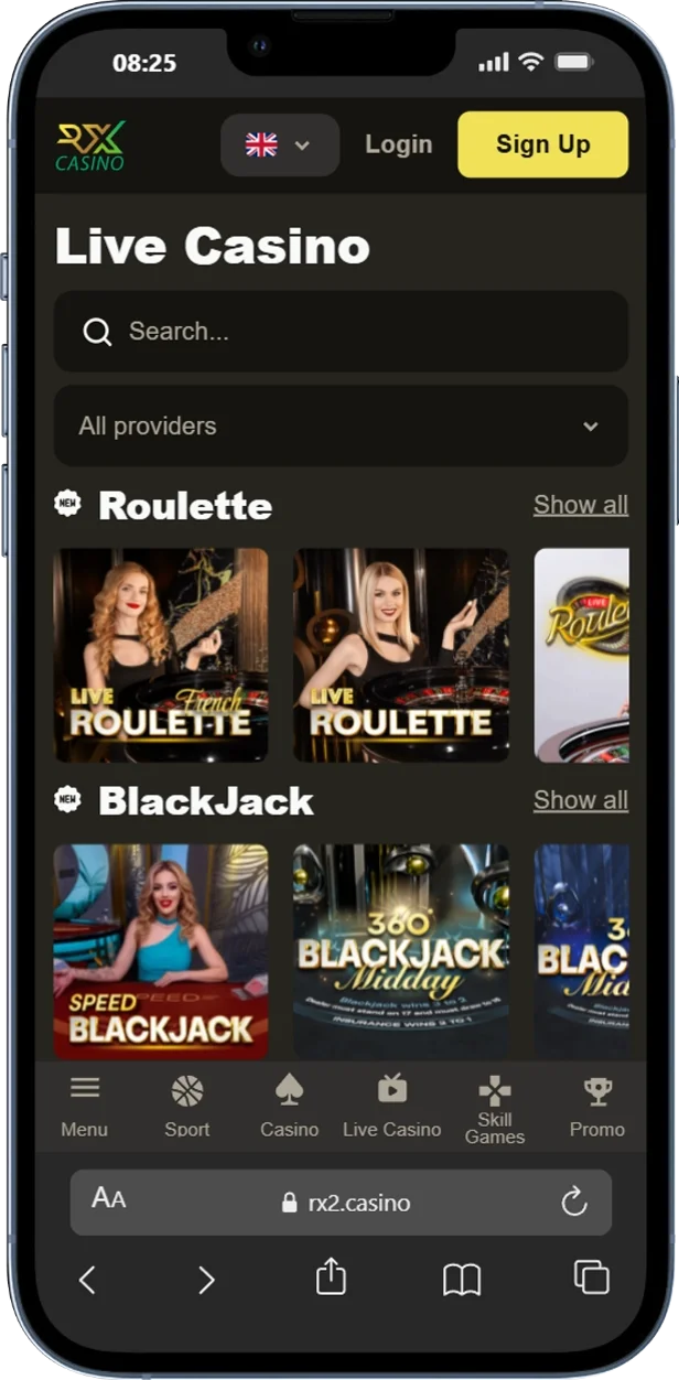 RX Live Casino