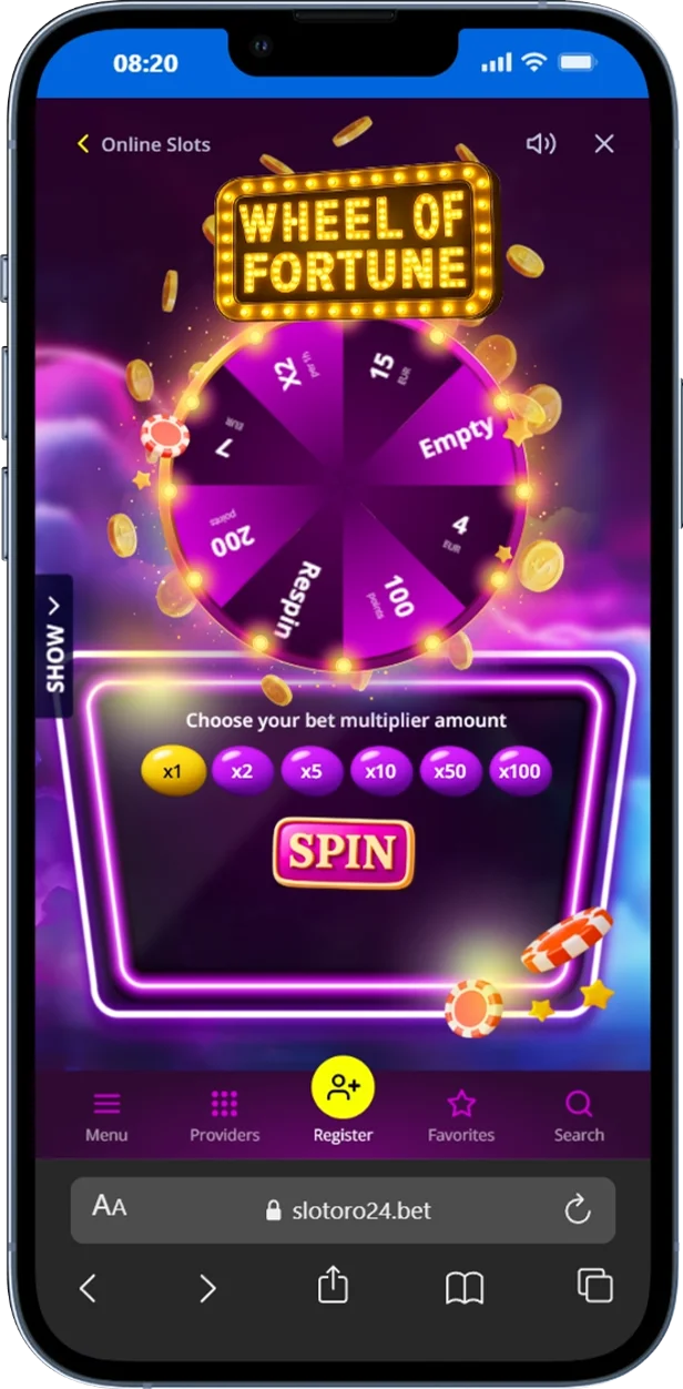 Slotoro Wheel of Fortune