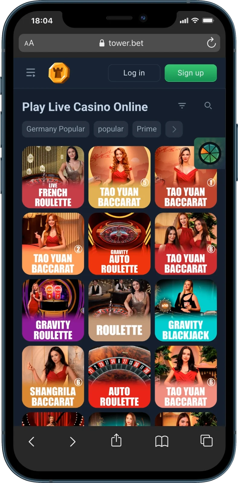 TowerBet Casino Live