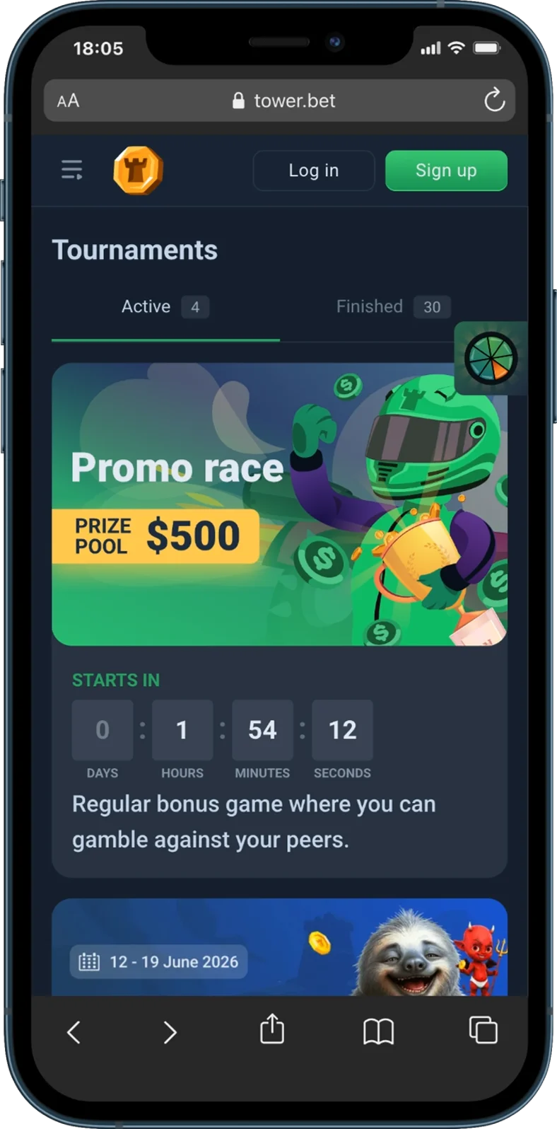 TowerBet Casino Tournaments