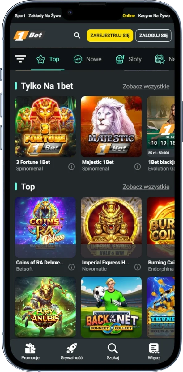 1Bet Gry online