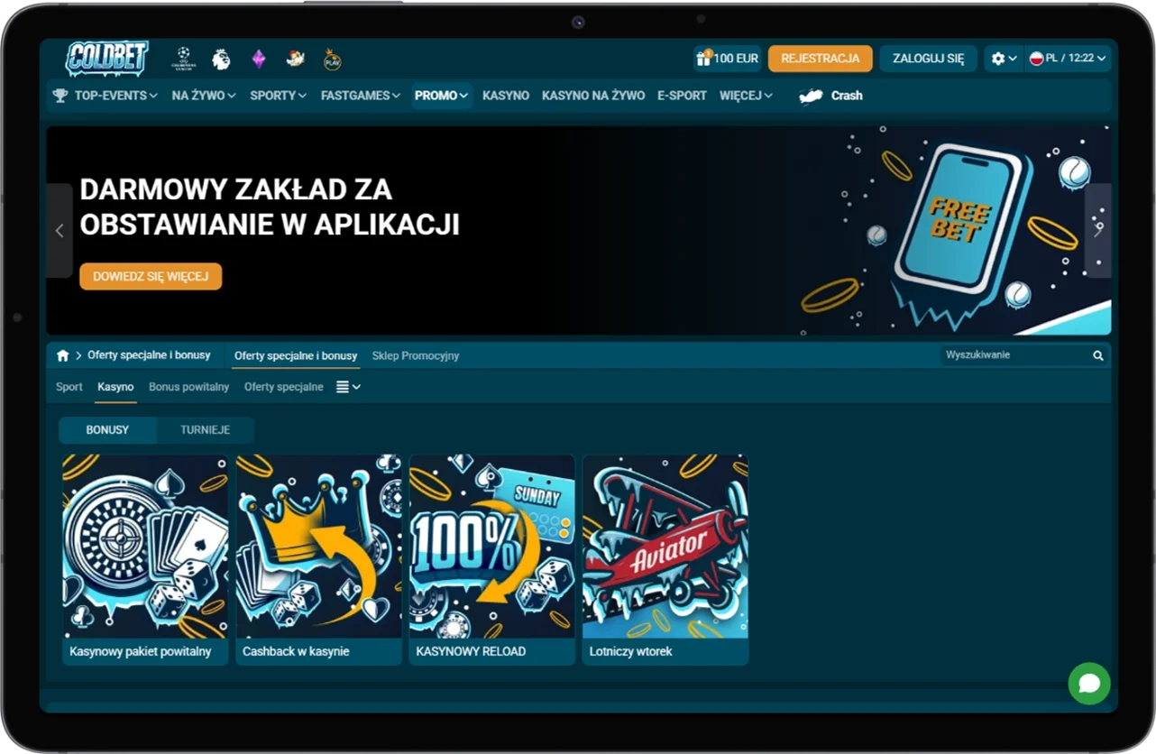 Bonusy w ColdBet
