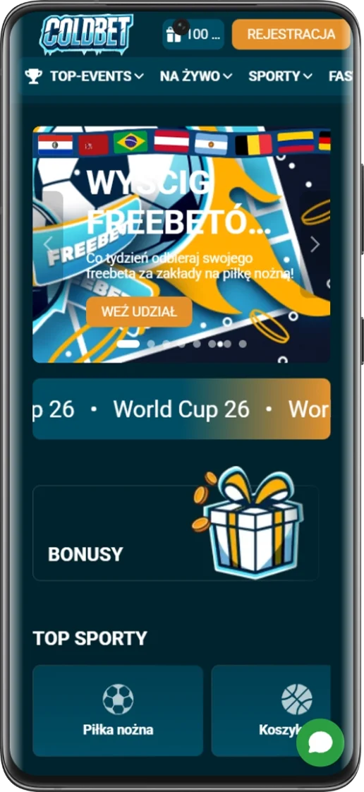ColdBet Wersja mobilna