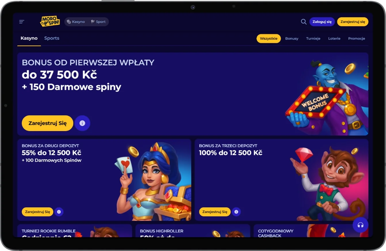 Bonusy i Promocje w MoroSpin Casino