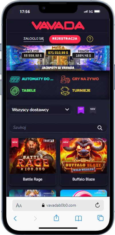 Official Vavada Casino website