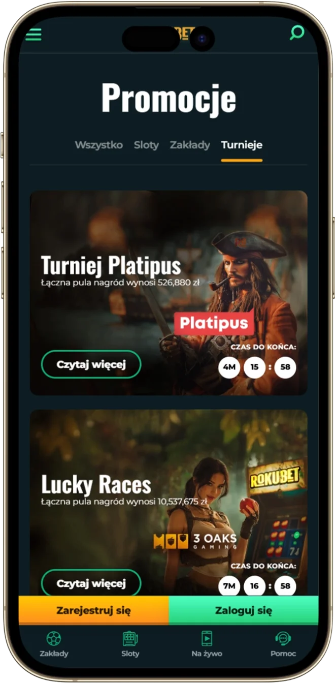 Turnieje w Rokubet Casino
