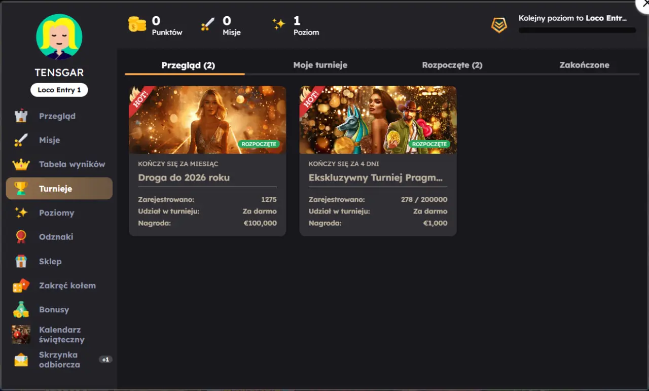 Turnieje SevenPlay