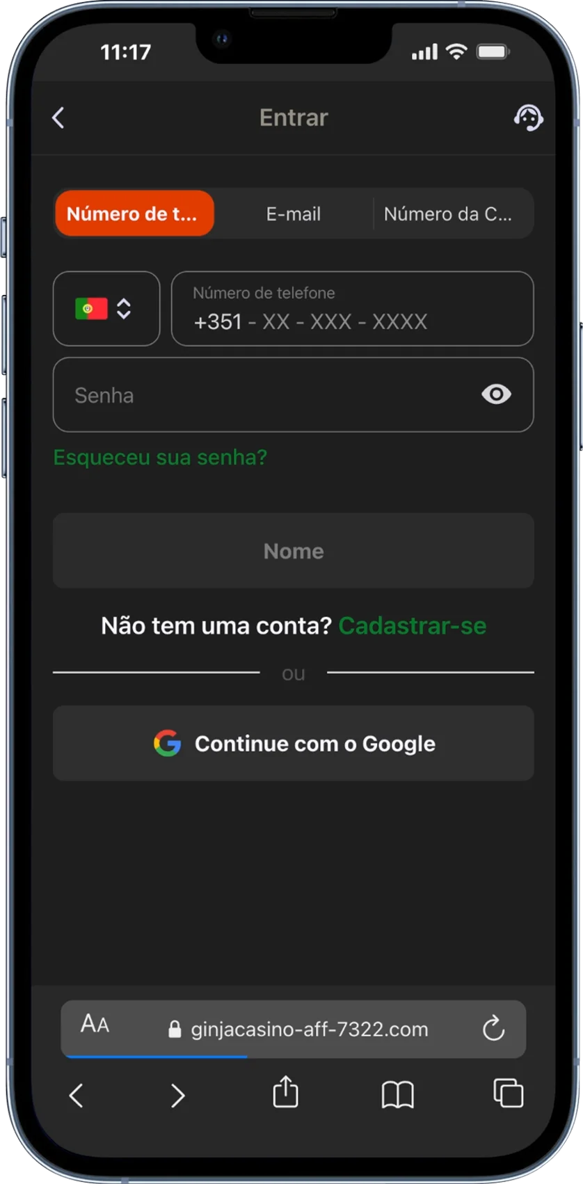 Ginja Casino Iniciar sessão
