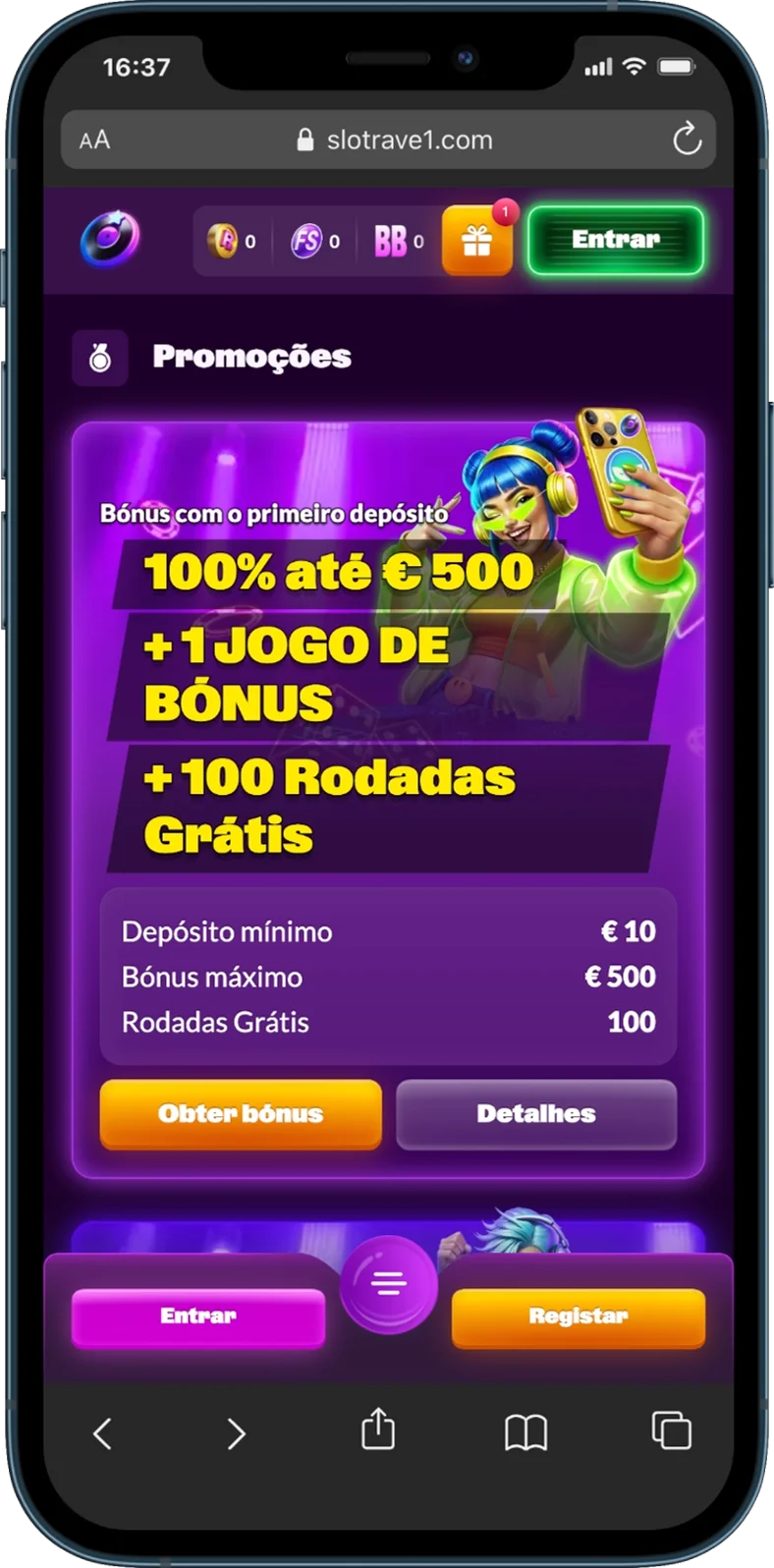 Slotrave Casino Bónus
