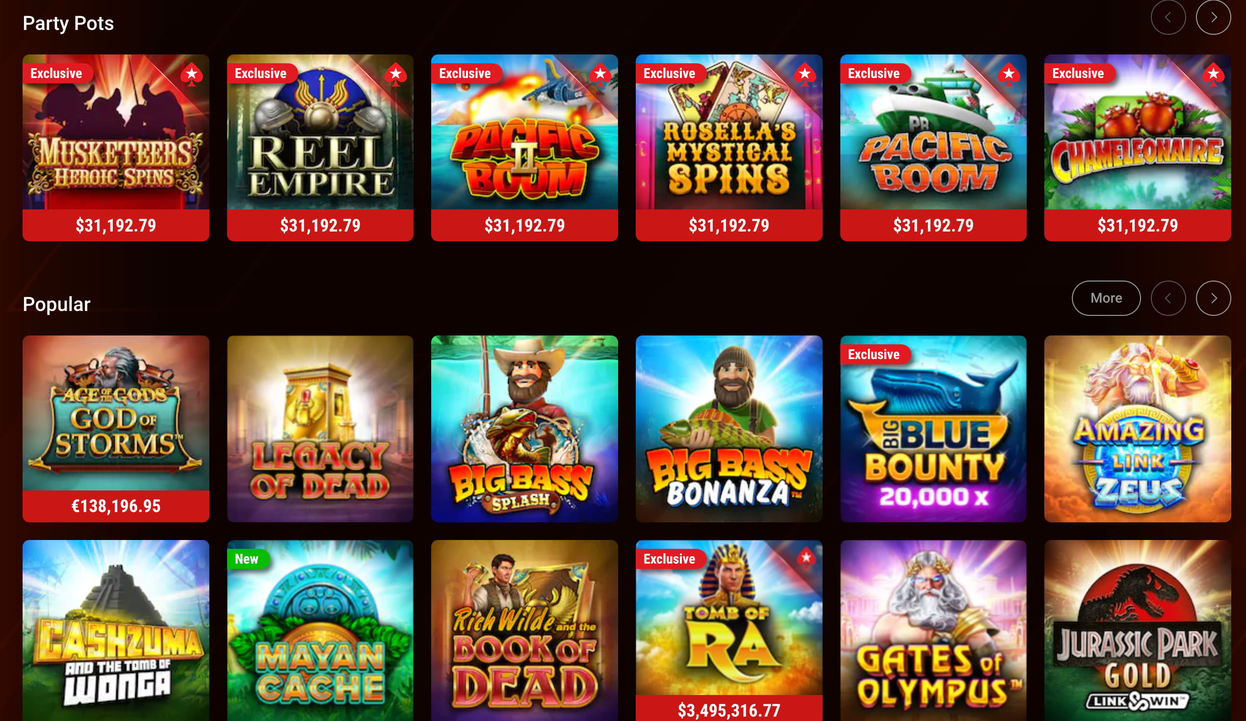 Pokerstars games