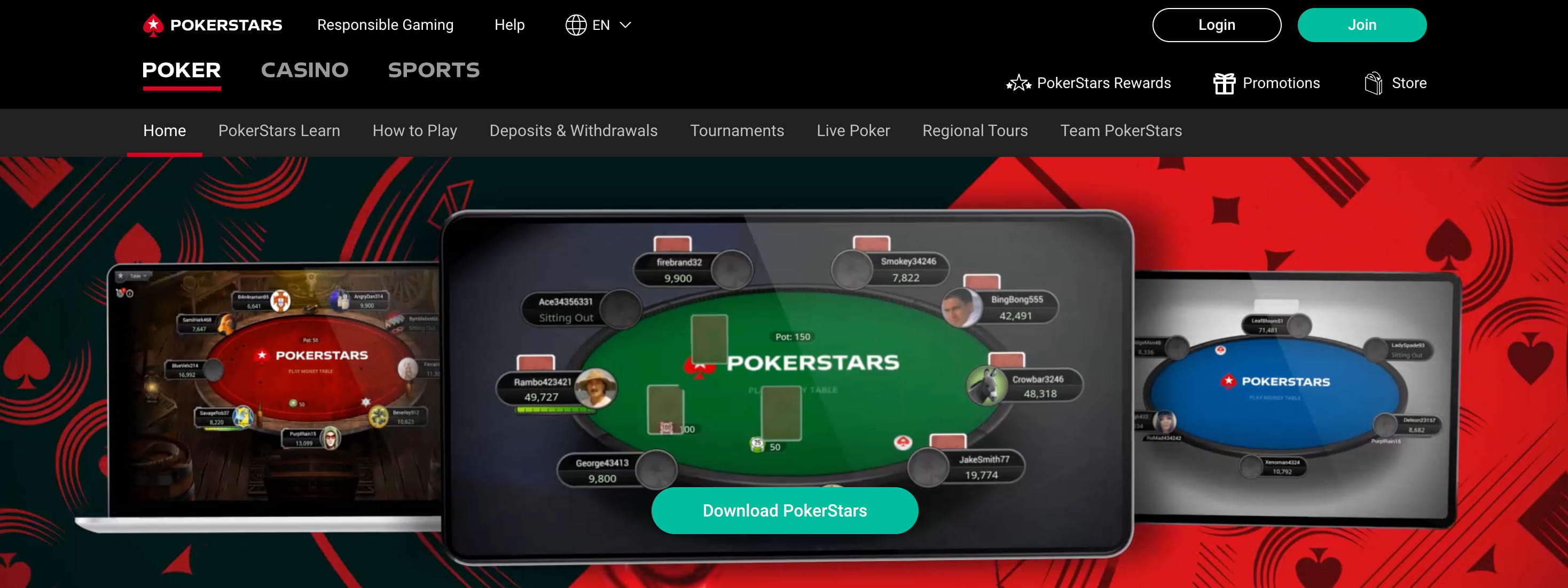 Pokerstars официальный сайт