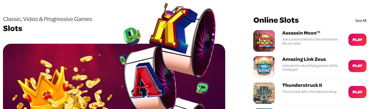 Spin casino slots