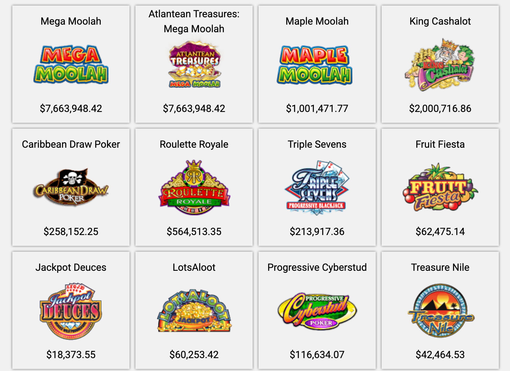 Zodiac casino games